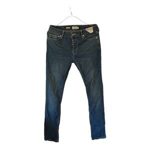 Top man blue jeans